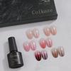 Coikaze Gel Nail Color Sheer Color Gel Polish Kit Set Compatible Rose Garden 6-Color UV/LED 5.2ml