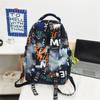 Graffiti School Bag Sports Bag College Student Men Women Backpack