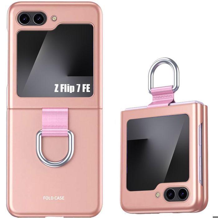Protective Case - BOOLING - for Samsung Galaxy Z Flip 7 FE - Hard - Anti-Scratch - Pink