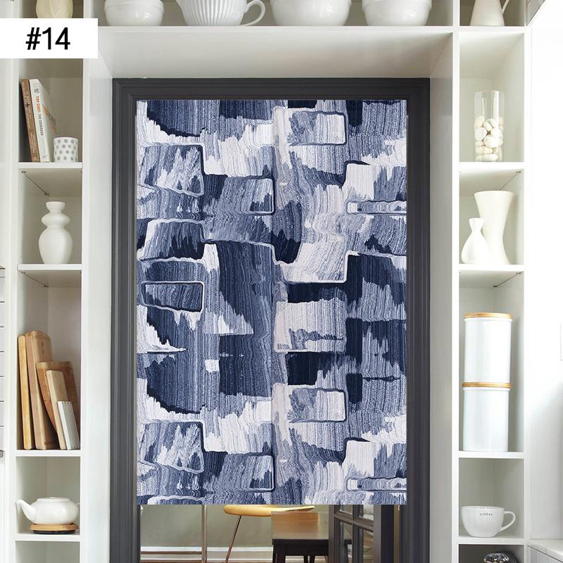 Japanese Door Curtain Screen Cotton Linen Kitchen Doorway Divider Room Partition Bathroom Bedroom Porch Half Curtain Noren
