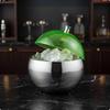 Spherical Ice Bucket Stainless Steel with Lid Insulated Container for Hosts, Bartenders,