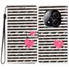 For Xiaomi Redmi Note 14 Pro+ 5G Case PU Leather Wallet Phone Cover 3D Pattern Printing