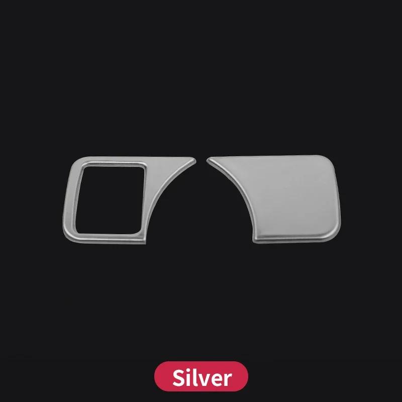 

For Mercedes benz ml350 gl gls x166 gle 350d w166 coupe c292 amg A w176 B W246 CLA C117 glk x204 Headlight Switch Button trim silver 2pcs