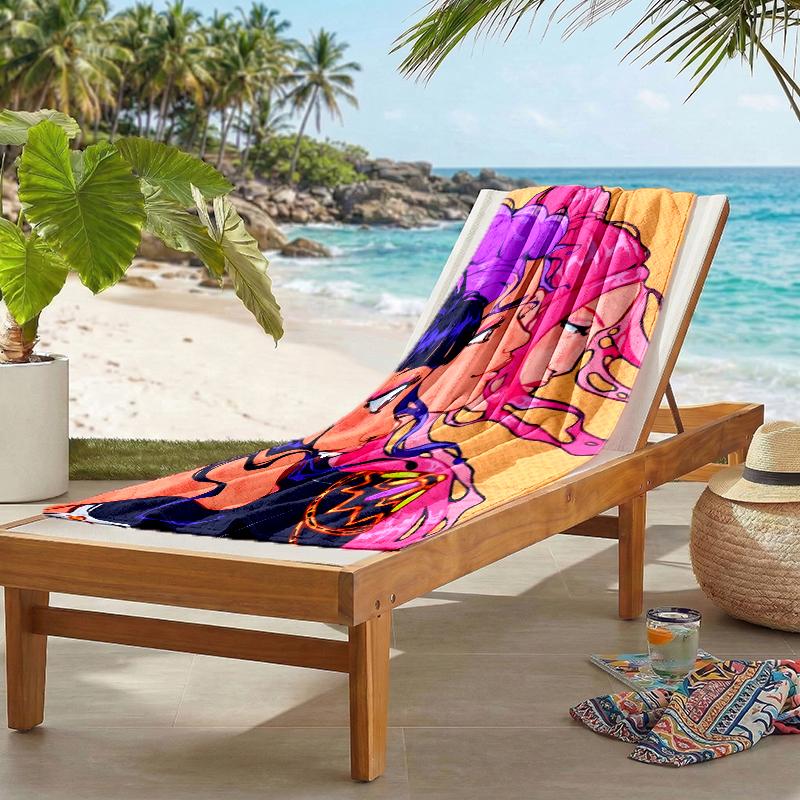 Kpop Hunter Fashion Beach Towel: Ideal for Summer Adventures Soft, absorbent and quick drying suitable for swimming and bathing