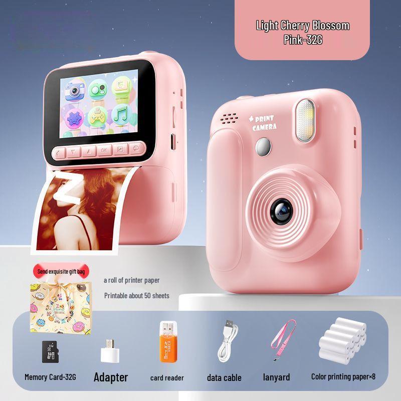 2025 Student Portable Instant Digital Camera with Video & Photo Printing