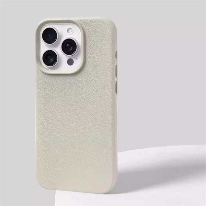 

Роскошный мягкий матовый силиконовый чехол для телефона с текстурой личи для iPhone 16 15 14 13 12 11 Pro Max Plus Противоударный чехол-бампер iPhone 11 белый