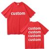 Fashion Brand Design Diy Custom Print T-shirts Men Women Hip Hop Rock Punk Vintage T Shirts Male Anime Casual Oversized Tshirt