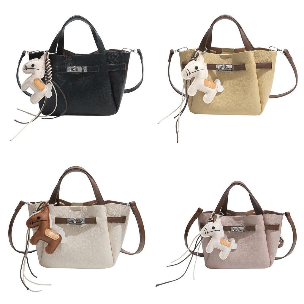 Urban Minimalist Pu Small Bucket Bag For Daily Use