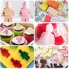 1 Piece Silicone Building Blocks Robot 3D DIY Mold Chocolate Tray Jelly Brownie Dessert Pastries Mould Cake Decoration Tool
