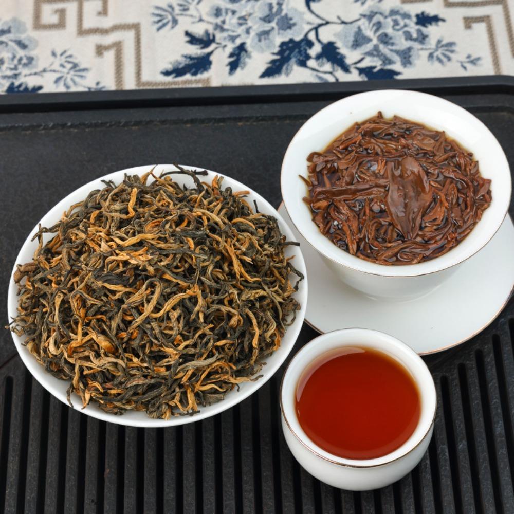 Yunnan Fengqing tea, black tea wholesale ancient tree self-sold tea, gift box gift New Year's goods big golden needle Dianhong tea