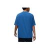 Jordan Logo Patch Crew Neck Short Sleeve T-Shirt Men Tops French-Blue DZ0605-486