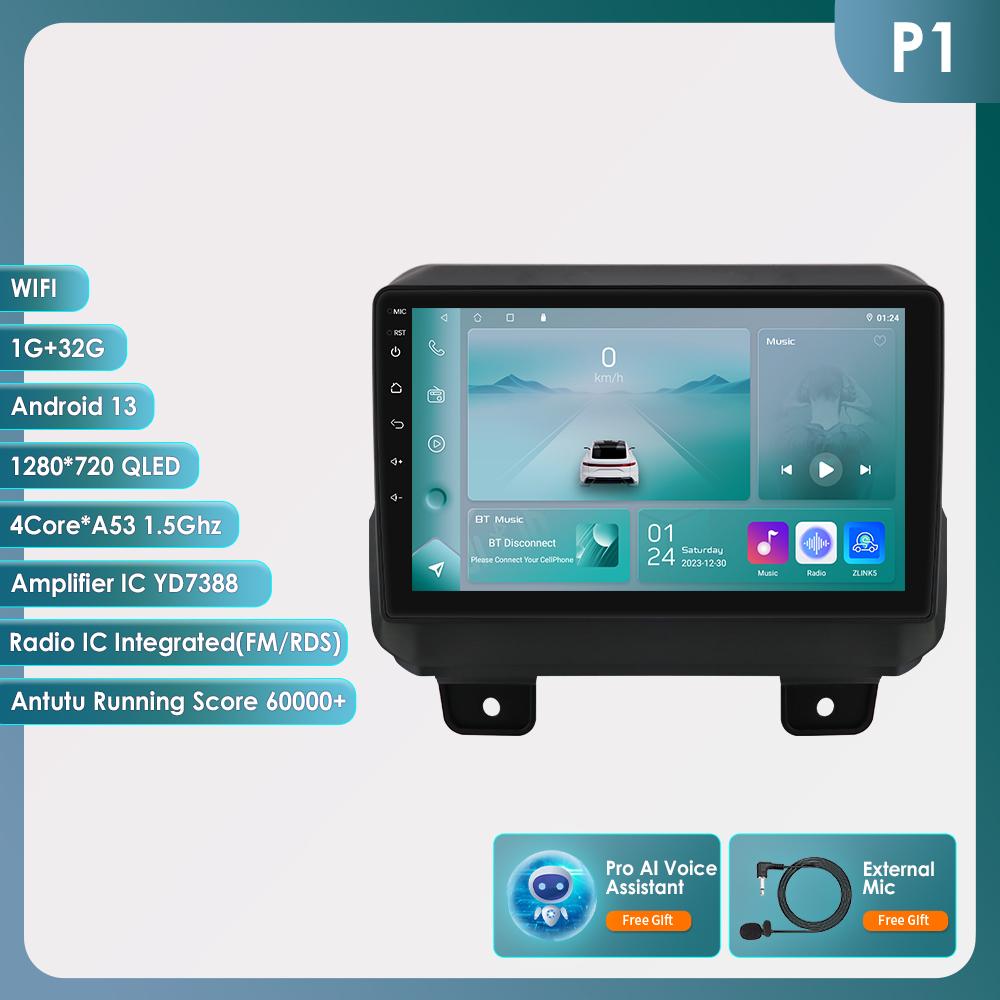 

2din Android авторадио для JEEP Wrangler JL 2018 2019 2020 2021 Gladiator автомобильный радиоприемник мультимедийный видеоплеер GPS Navi Carplay 4G интеллектуальный экран HC1 4Core 1G 32G AI