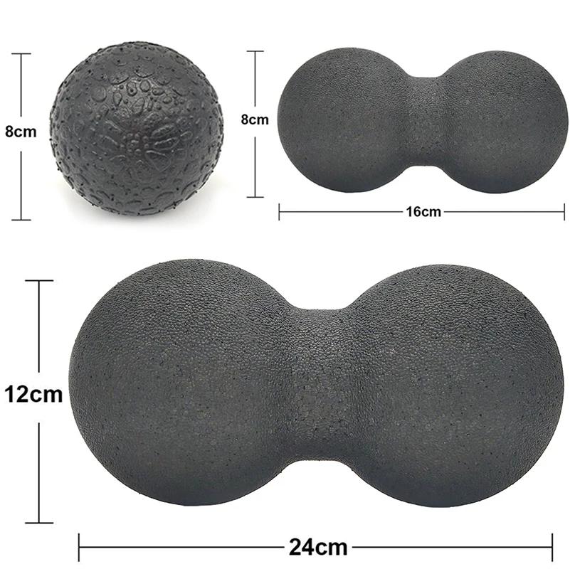 EPP-Massageball-Set, Lacrosse-Ball, hohe Dichte, leicht, Rücken-, Nacken- und Fußmobilitätsball, myofasziale Tiefengewebeentspannung