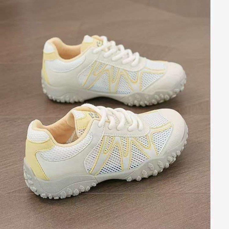 Popular super fire breathable mesh sports moral training shoes women's 2025 summer new versatile casual little white women's shoes