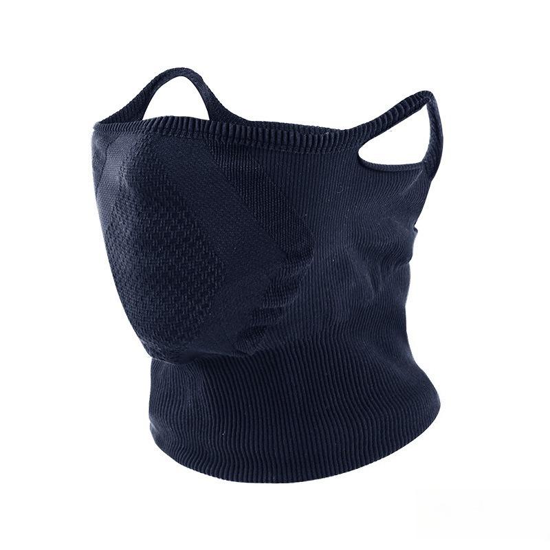 

Hanging Ear and Neck Mask for Outdoor Sports Hiking Skiing Cycling All Season Windproof and Cold Proof Lightweight and Breathable Warm Scarf темно-синього кольору