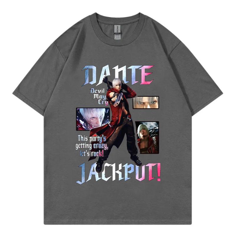 Hot Game Devil May Cry Graphic T Shirts Men Women Clothing Harajuku Y2k Oversized Tshirt Summer Casual Short Sleeve Tshirts