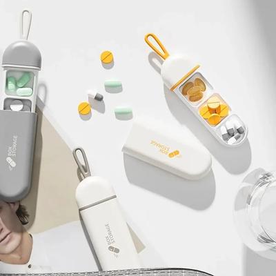 Täglicher Medikamenten-Organizer, tragbar, ordentlich und aufgeräumt, Pillenmanagement, Reise-Pillenspender, Medikamentenbox, langlebige, robuste Pillenbox für die Tasche