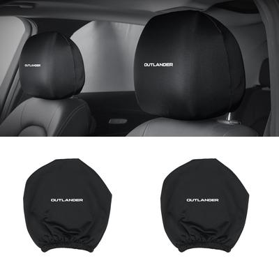 Outlander Compatible Car Headrest Cover, Stain Resistant, Outlander PHEV GN Series GG3W Compatible, Breathable,