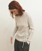 AAU Mock Neck Ribbed Belt Knit_Misty Gray