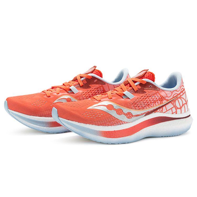 Saucony Endorphin Pro 2 Synthetic Leather Carbon Plate Racing Cushioning Durable Waterproof Low-Top Running Shoes Unisex running shoes S20687-80