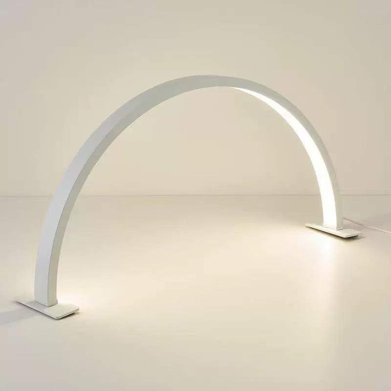 Portable U-shaped LED Beauty Light for Manicure & Eyelash - Eye-Protective, Adjustable Desktop Lamp