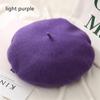 Wool Beret Hats Women Winter French Hat Girls Solid Color Fashion Autumn Winter Beret Hat For Women Flat Cap Hat Felt Berets