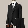 Men's Slim-Fit Business Casual Suit Set for Weddings and Interviews