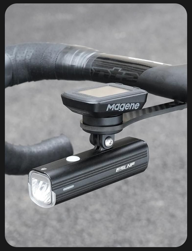 Bike Computer Bicycle Mount Bracket for Cycle Road Made of Durable Carbon Compatible with GoPro Cameras and 130mm Compatible with and More Mount,