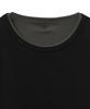 NOIRER Layered Half Long Sleeve T-Shirt (Black Charcoal)