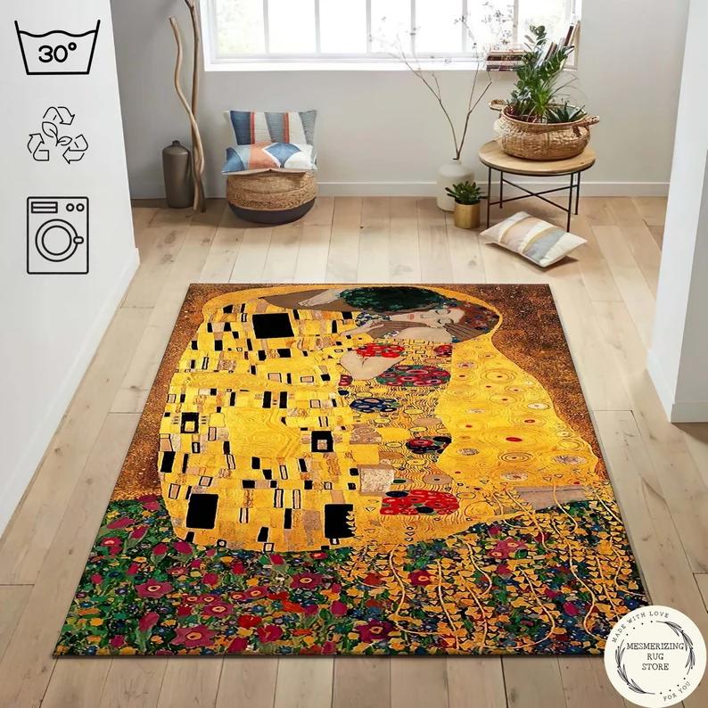 

Art Deco Rug Geometric Carpet Vintage Style Mat Elegant Living Room Decor Modern Area Rug Luxury Home Retro Pattern Floor Mat 40x60cm