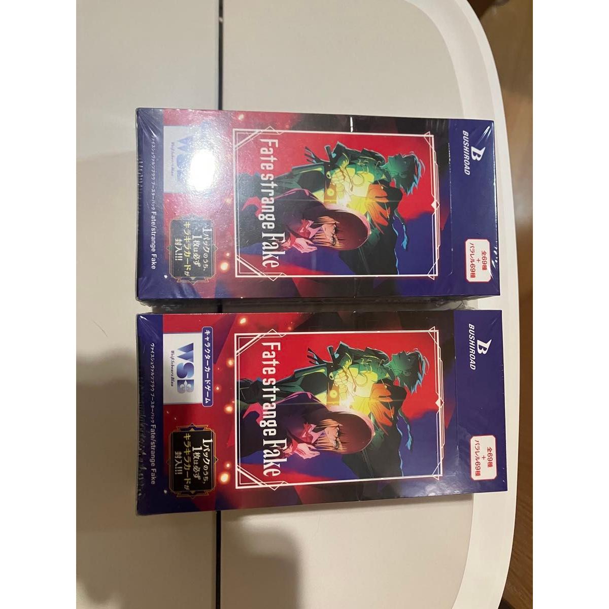 Used Weiss Schwarzblau Booster Pack Fate/strange Fake 2BOX