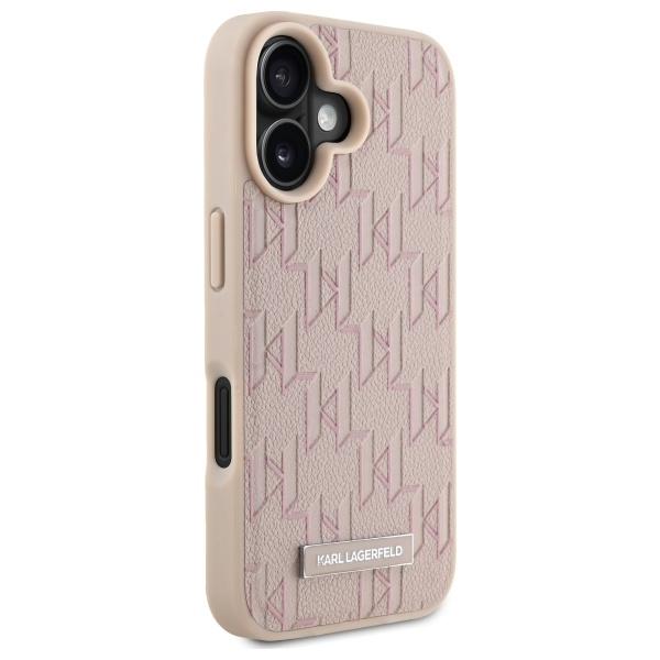 Karl Lagerfeld Klhmp16Spkhporpp Iphone16 6.1 Różowy/Pink Hardcase Hot Stamp Magsafe