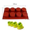 New 6 Cavity Cylinder Silicone Cake Mold For Cookies Making 3D Handmade Kitchen Reuse Baking Tools Decorating Mousse Mould
