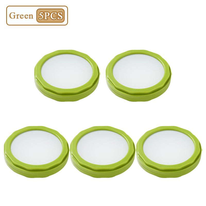 1-10PCS Silicone Food Storage Container Double Sided Lid Mini Fridge Organizer for Fruits Vegetables Fresh Keeping Kitchen Box