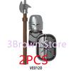 Medieval Building Blocks Accessories MOC Castles Dragon Knights Army Soldiers Warrior Helmets Shields Armors Axes Toy Gift S038