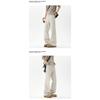 Men Cleanfit Black Draped Loose Straight Flared Casual Pants