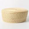Delicate Fine Wheat Straw Pillbox Hat Women Fashion Casual Hand Weave Berets Summer Catwalk Concave Shape Straw Bud Painter Hat