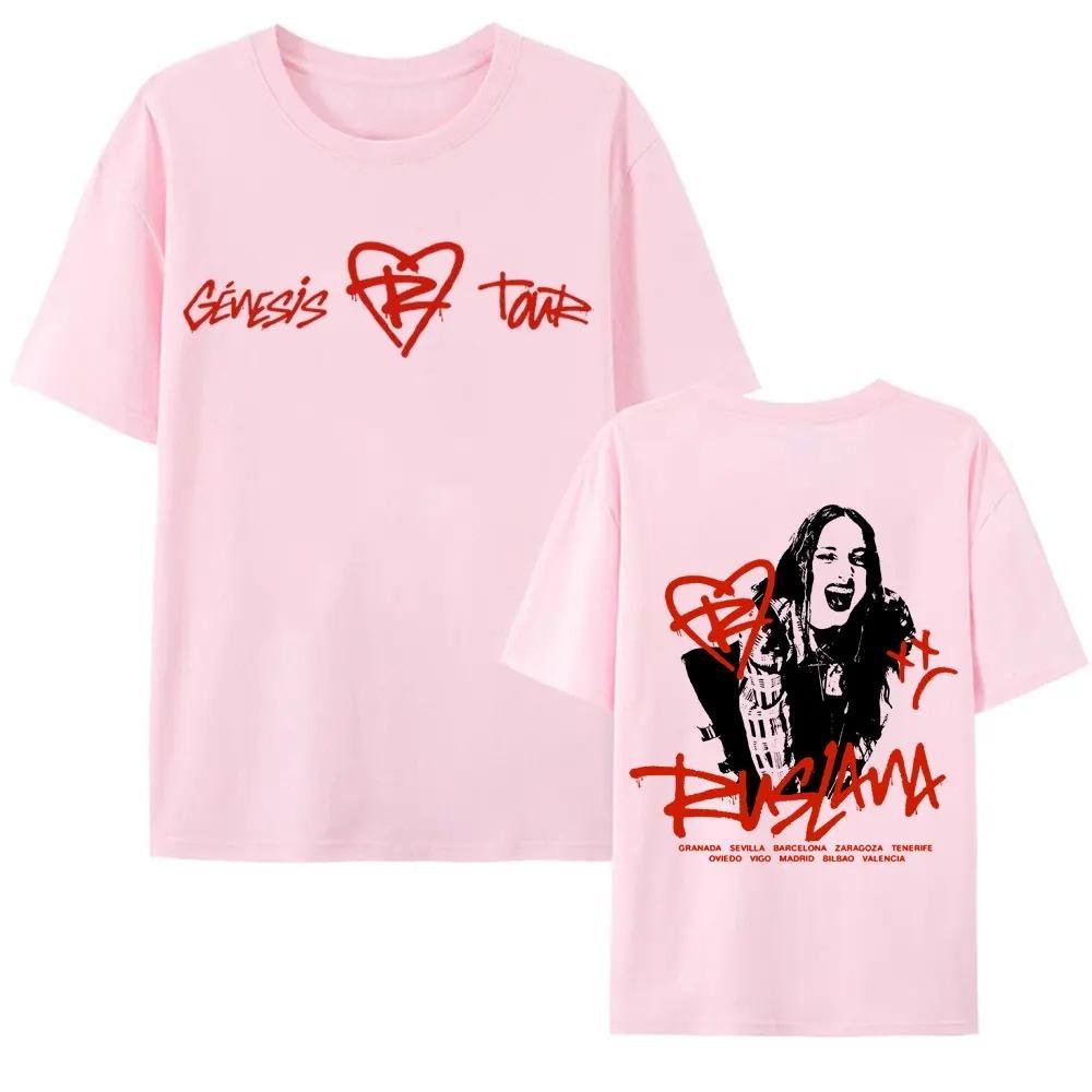 

Unisex Women Clothing Fashion Vintage Pop Music Tshirts Singer Ruslana Album Tour 2026 Graphic T Shirts Casual Cotton T Shirt Tops S