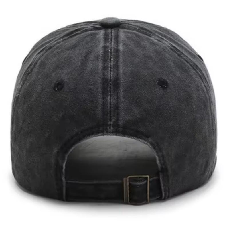 Men Women Washed Distressed Twill Cotton Baseball Cap Vintage Adjustable Dad Hat Fashionable Baseball Cap
