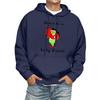 Men's Print Hooded Sweatshirt Long-Sleeve Casual Pullover Hoodie Hooded Sweatshirt