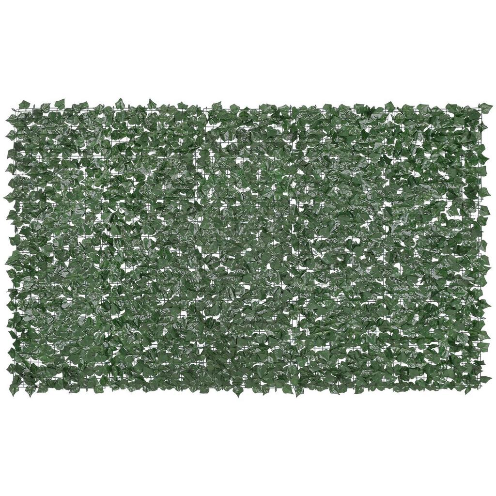 Ivy Privacy Fence, 1500 x 2490 mm Artificial Green Wall Screen, Greenery Ivy Fence with Strengthened Joint, Faux Hedges Vine Leaf Decoration for