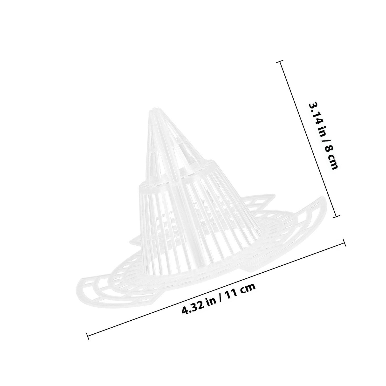 25Pcs Drainage Gasket for Flowerpots Plastic Mesh Pad Bottom Cushion for Planters Bonsai Pot Breathable Filter Insert Garden белый