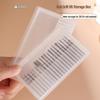 Nail Art Grinding Head Storage Box - Portable, Dustproof, Lightweight, Semi-Transparent Acrylic Organizer