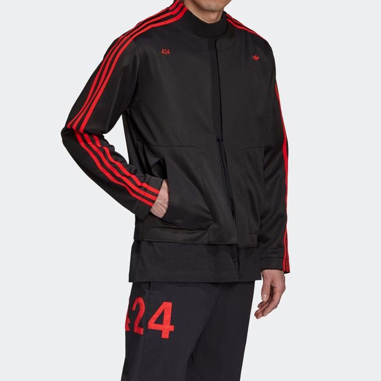 Adidas Originals Japanese Kimono-Inspired Track Jacket Men Outerwear Black FU4178