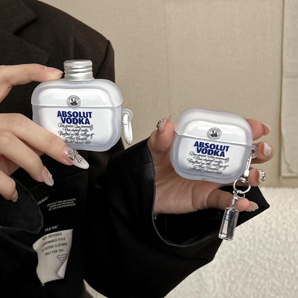 Handmade INS Style Protective Case for AirPods Pro 2 (Bottle Cap Design, Bluetooth Compatible)