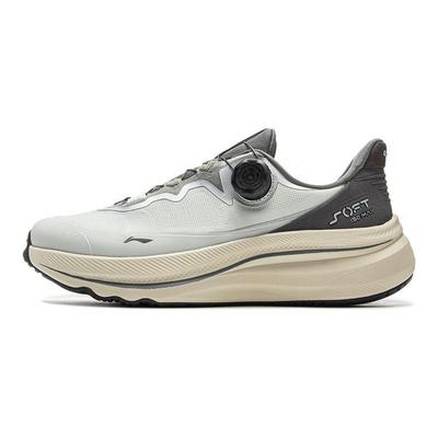Li Ning Soft Go Max 2 Retro Versatile Fashion Classic Cushioning Non-Slip Wear-Resistant Breathable Support Rebound Low-Top Casual Shoes AGLV001-7