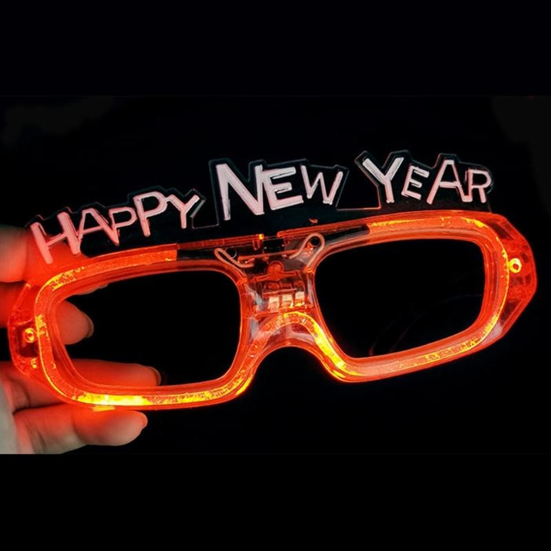 Multi Color Glowing Plastic Glasses With Replaceable Battery Easy to Operate Perfect For Dance Parties Celebrations