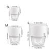 1Pcs Planter Transparent Layer Plastic Flower Pot Flowerpot Self Watering Double Cotton Rope
