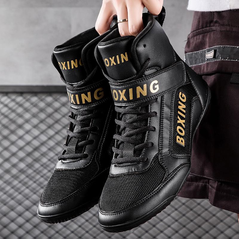 

Factory Direct Sales Of Breathable Non Slip Boxing Shoes Men Women Lightweight Wrestling Sanda Training 37