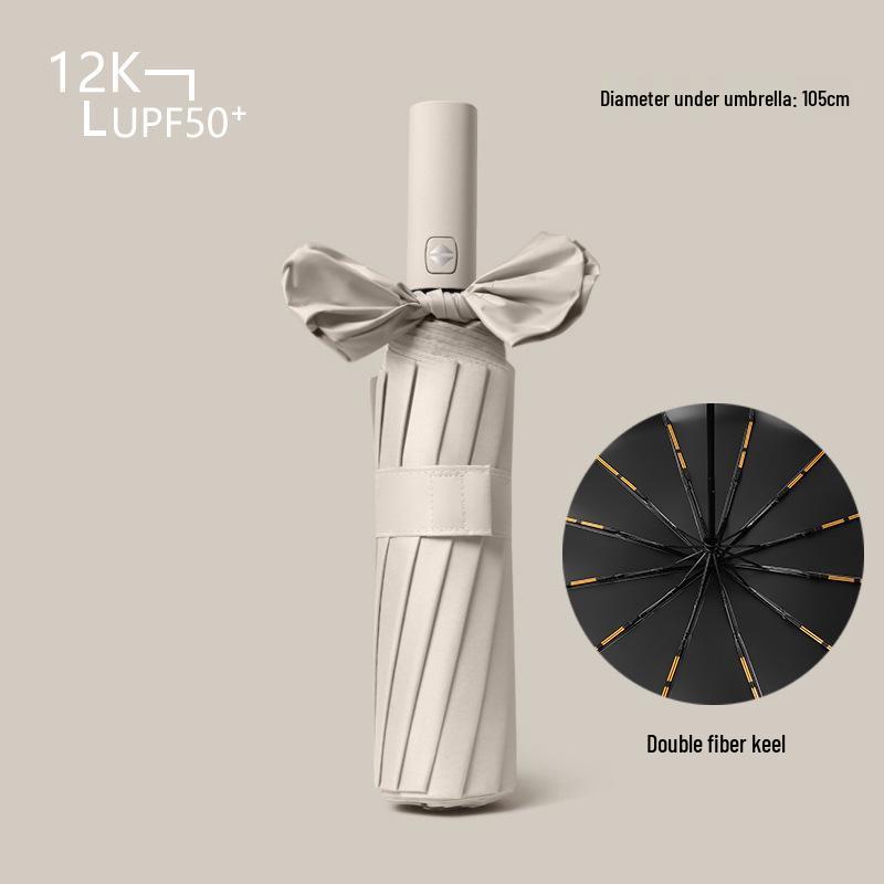 Customizable 72-Bone Automatic Sunshade Umbrella with Sunscreen Protection for Men and Women, Suitable for All Weather Conditions.